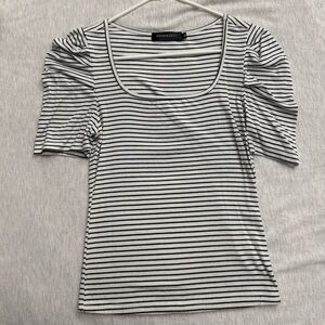 Black & White Striped Blouse